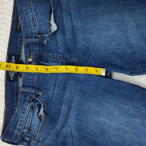 Women's Lucky Brand Sweet'N Crop Denim Blue Jeans Size 6/28 - Picture 3 of 11
